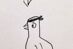 Kung Fu Pidgeon (Color your own) - submitted by: Matt L